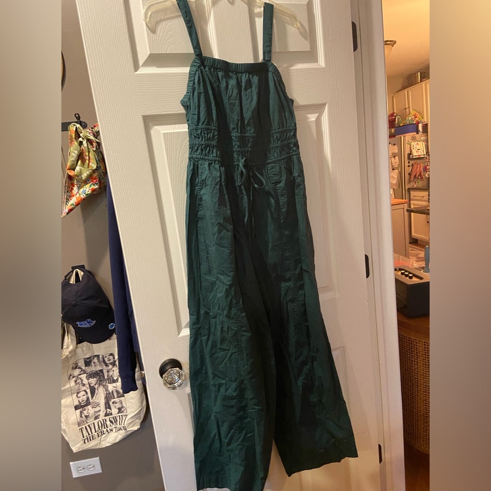 Blue green jumpsuit universal thread jumpsuit